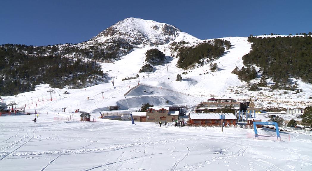 Grandvalira avança a dilluns el tancament dels dominis de Soldeu, el Tarter, Canillo i Encamp