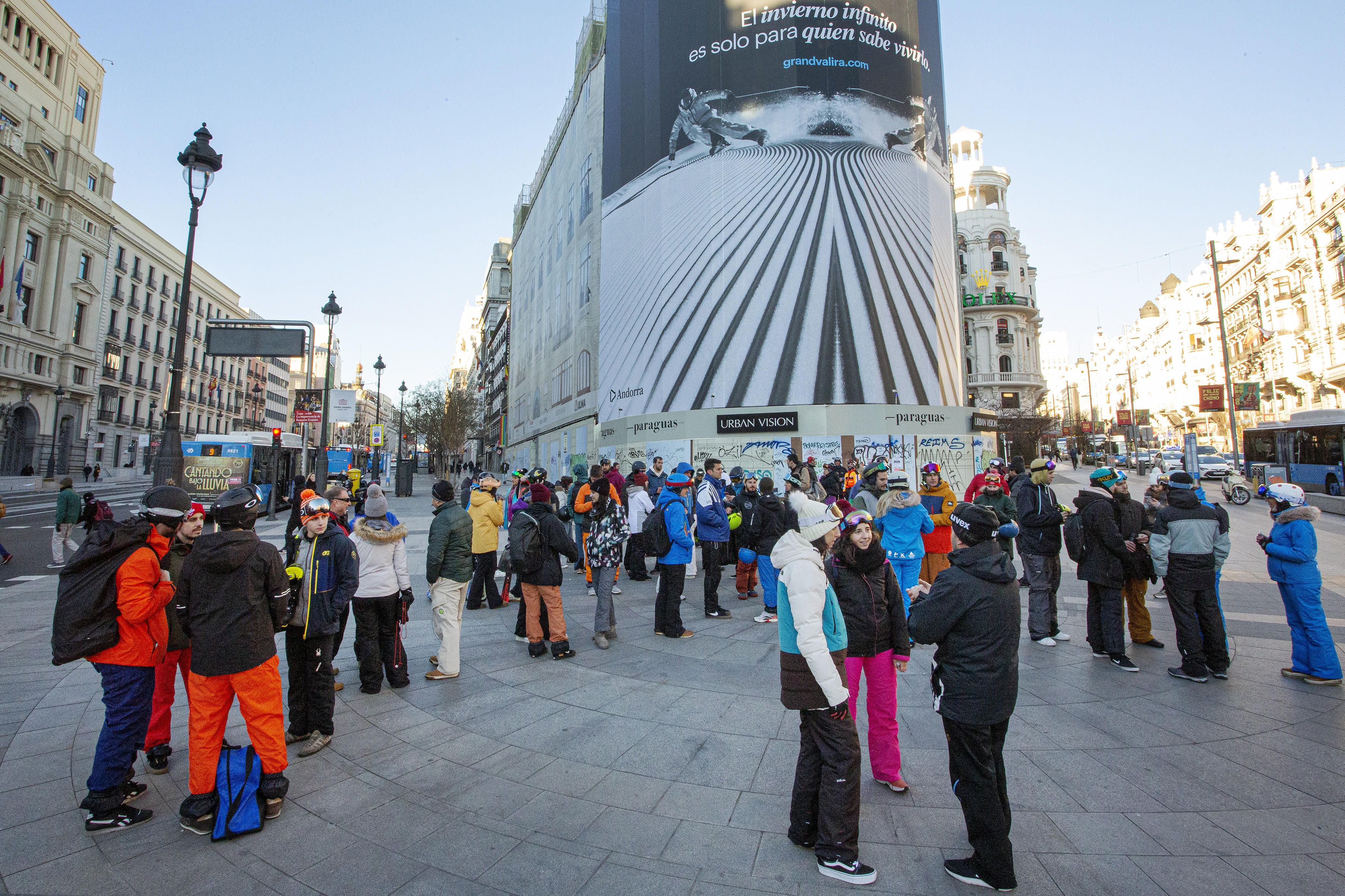 Grandvalira regala forfets al centre de Madrid