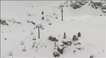 Gruixos de fins a 160 cm de neu a Ordino Arcalís en l'últim cap de setmana d'obertura