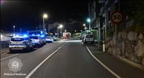 Un home de 30 anys mor en un accident a mitjanit a Ordino