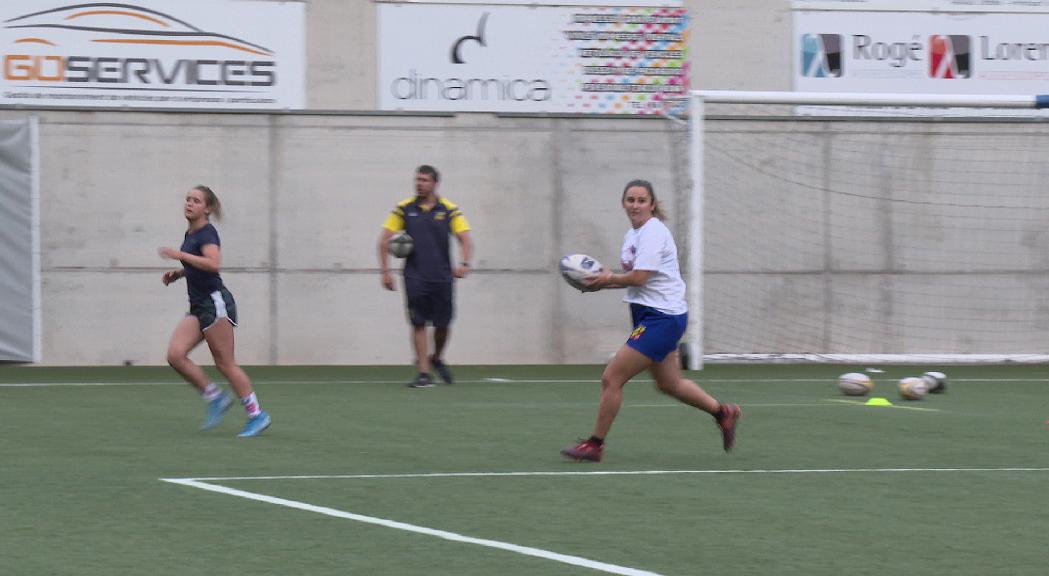 Il·lusió i orgull entre les jugadores de la nova selecció de rugbi de 15