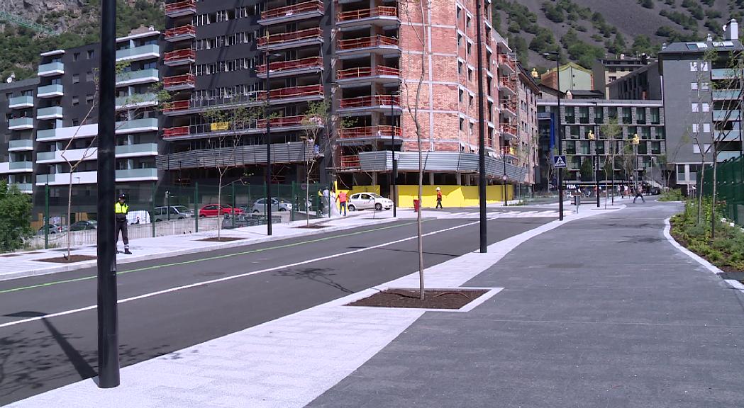 S'inaugura el carrer del Consell General que uneix el centre administratiu amb l'estació d'autobusos 