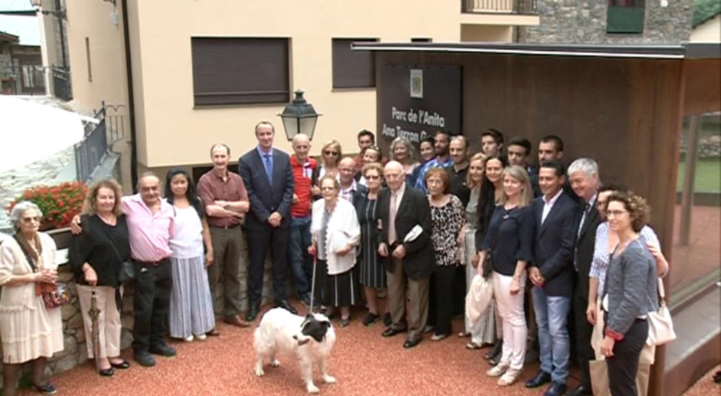 Inaugurat el Parc de l'Anita en homenatge a Ana Terrón