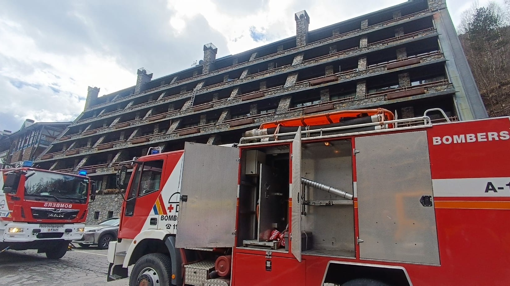 Incendi amb ferits en un hotel d'Arinsal