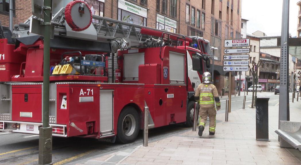 Incendi sense danys importants en un habitatge del centre d'Andorra la Vella