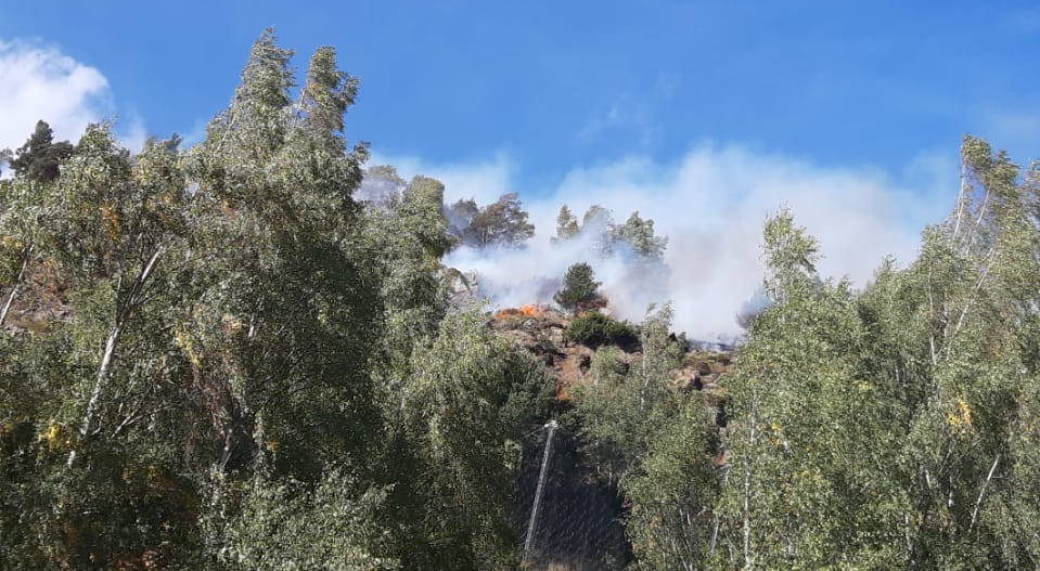 Incendi forestal a Canillo