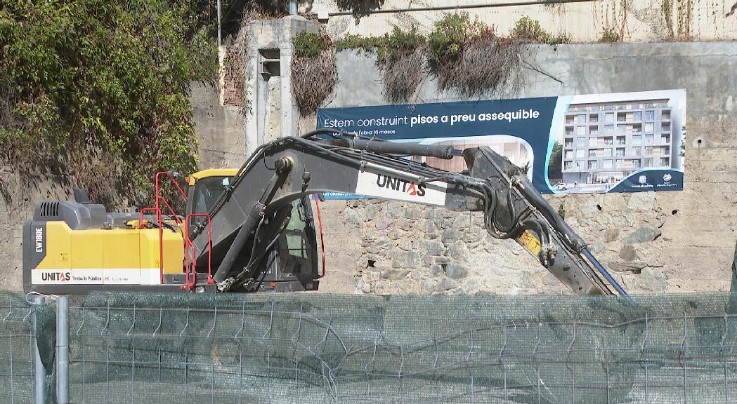 Primer pas per a la construcció dels pisos a preu assequible de l