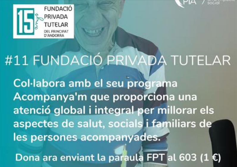 La iniciativa 'Dotzexdotze' recaptarà fons al novembre per a la Fundació Privada Tutelar