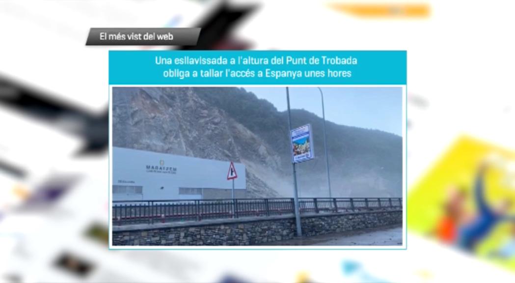 Interès desbordat per la cobertura de l'esllavissada a Andorra Difusió