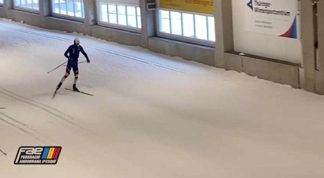 Irineu Esteve continua la seva recuperació al túnel d'Oberhof