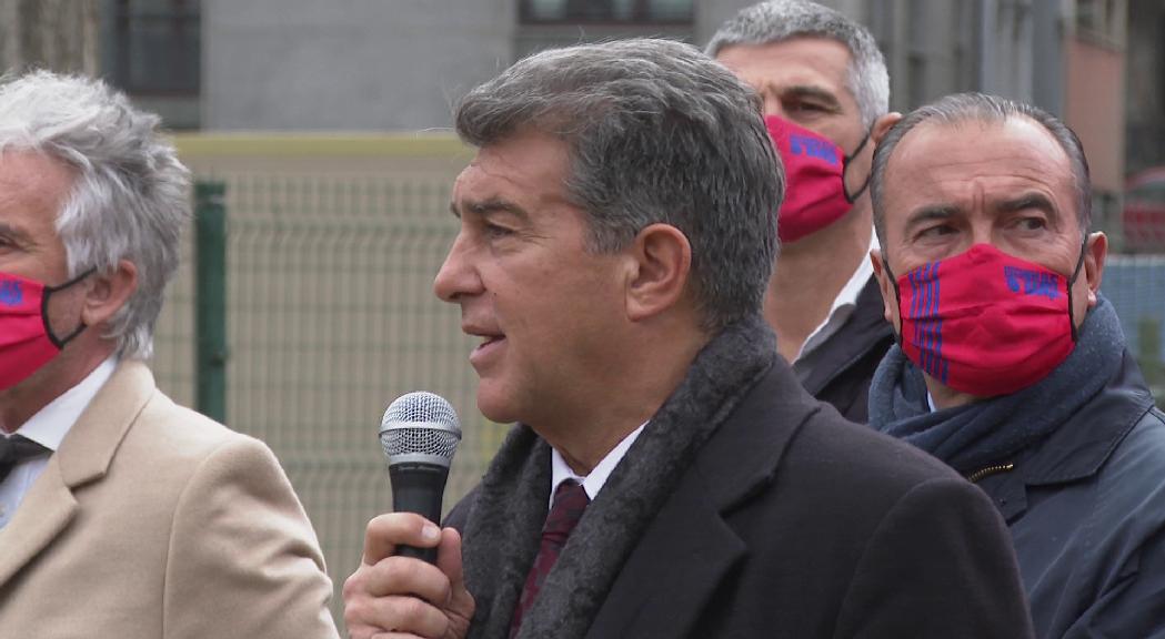 Joan Laporta no descarta que el primer equip vingui a Andorra a fer estades si és elegit president