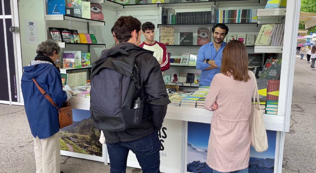 Joan Peruga, a la Fira del llibre de Madrid