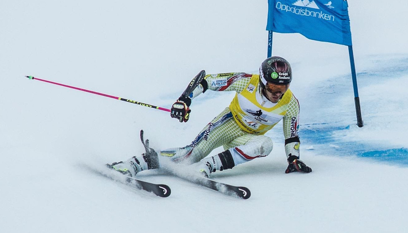 Joan Verdú no acaba el gegant de la Copa del Món de Val d'Isère