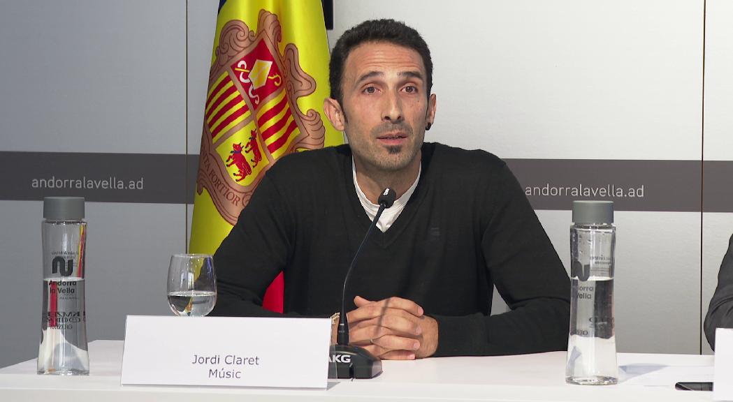 Jordi Claret estrenarà 'Colors de muntanya' a l'espectacle de les fonts de la Rotonda