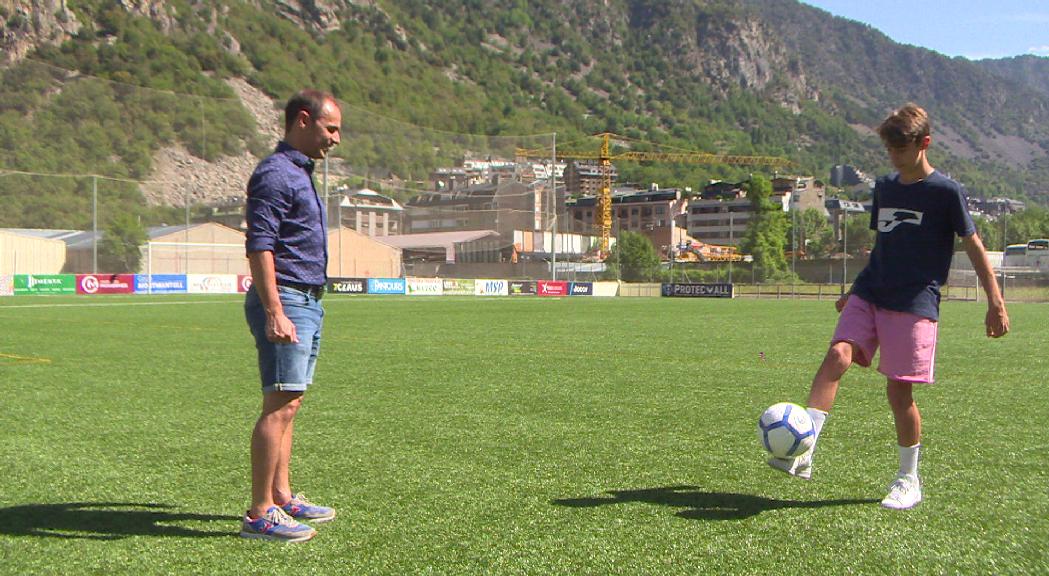 Julen Sánchez, una nova promesa del futbol andorrà amb un gran llegat