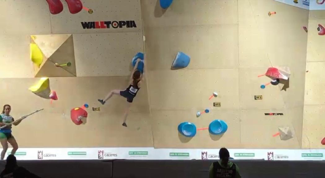 Laia Taulats guanya el Campionat d'Espanya sub-18 de bloc