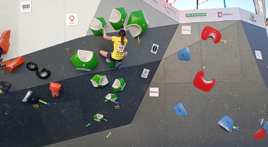 Laia Taulats, quarta en el Campionat d'Espanya d'escalada en bloc