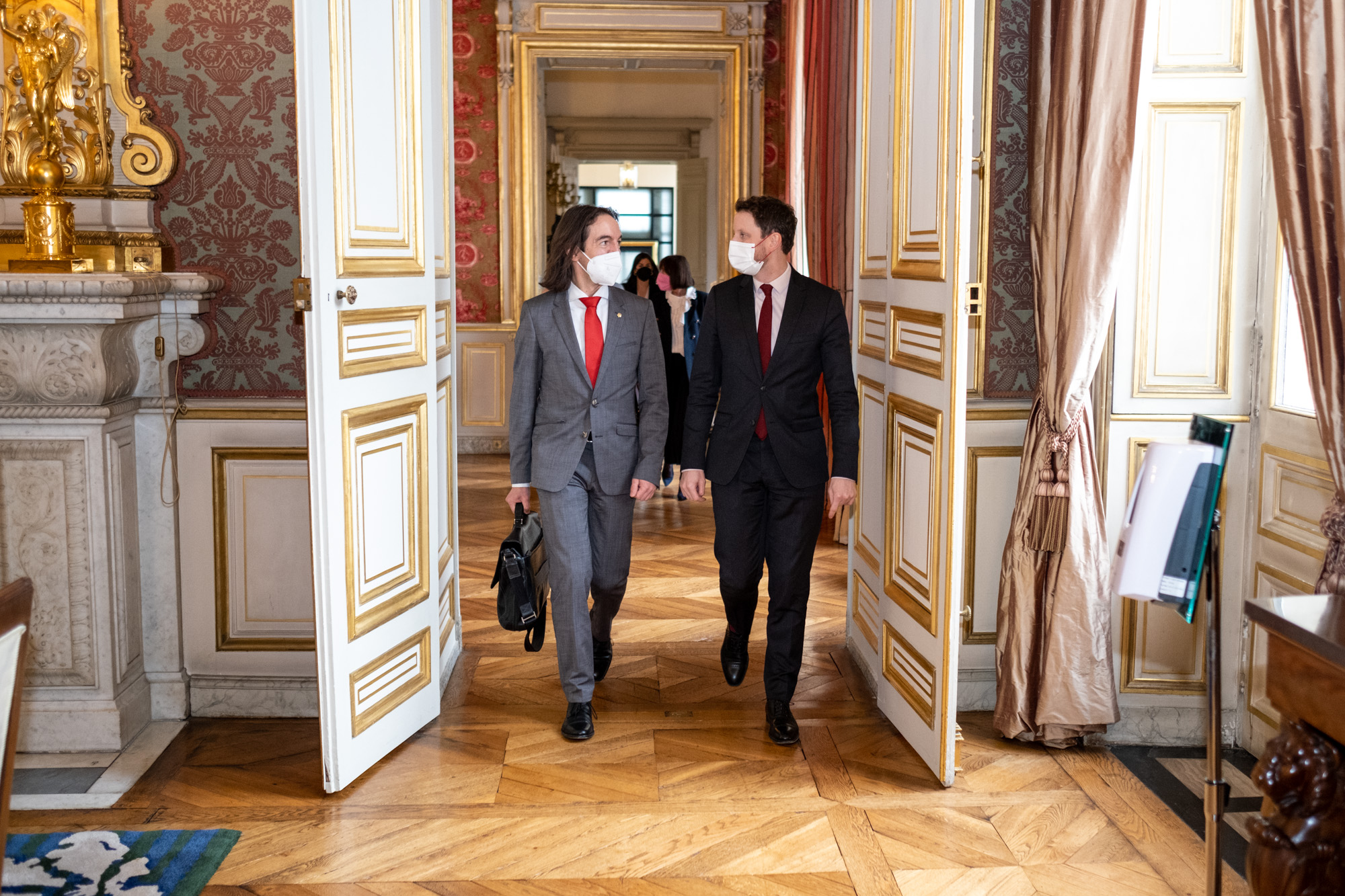 Landry Riba i Clément Beaune concreten el full de ruta de la negociació de l’Acord d’associació durant la presidència francesa del Consell de la UE