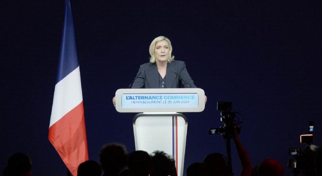 Le Pen guanya la primera volta a les eleccions legislatives franceses