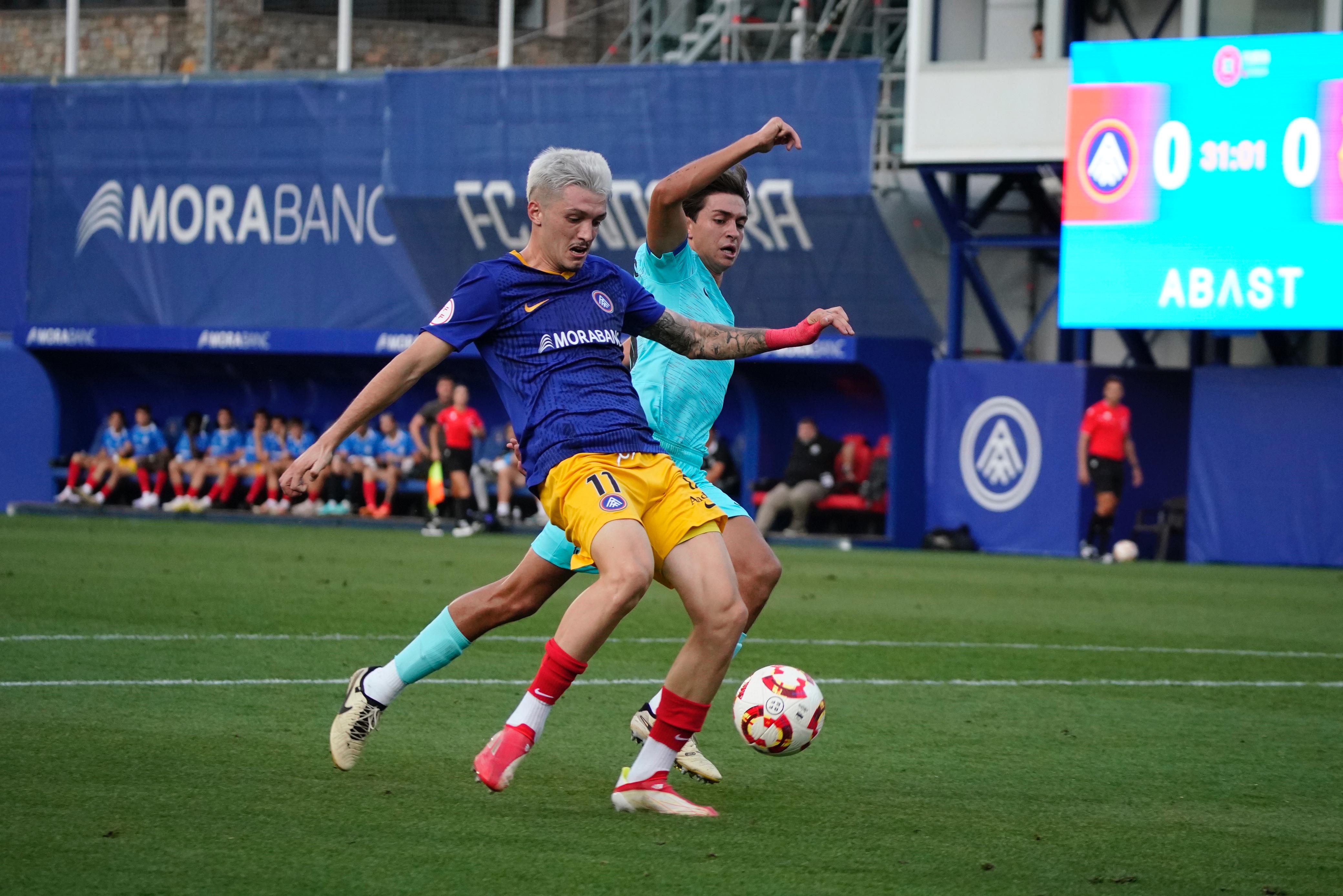 L'FC Andorra s'estrena amb victòria al Nacional davant el Barça Atlètic