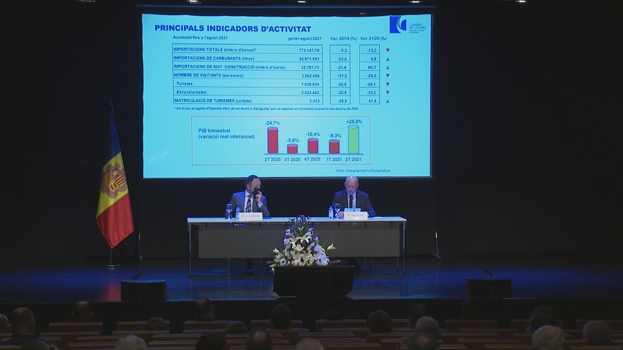 La Cambra de Comerç demana mantenir la pressió fiscal per sota del 25% del PIB