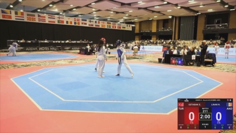  Liñán torna a ensopegar amb Oztabak a l'Europeu sub-21 de taekwondo 