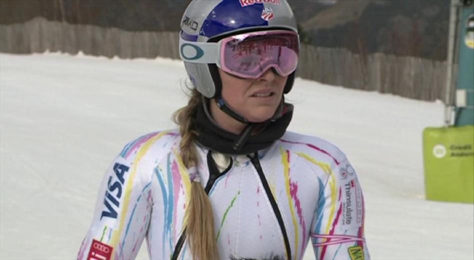 Lindsay Vonn torna a la competició. La llorejada esquiador