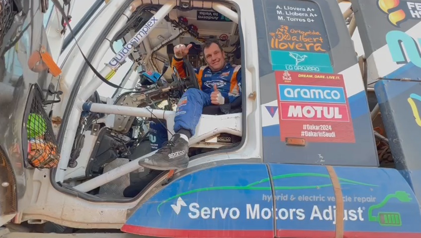 Llovera arrenca la desena etapa del Dakar en el 18è lloc en camions