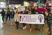 La lluita feminista surt als carrers d'Andorra