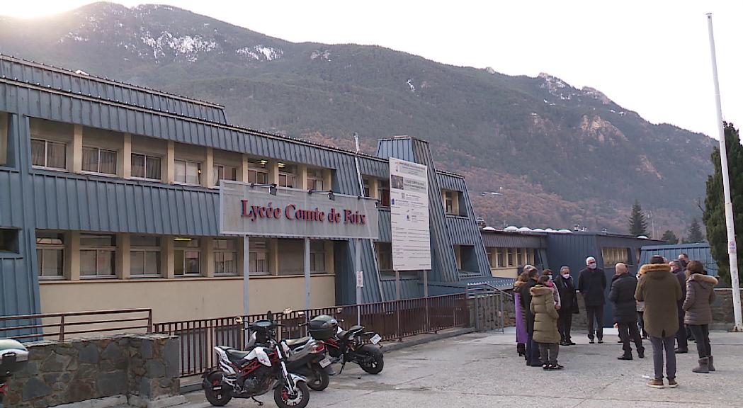 El Lycée deixarà d'emetre entre 600 i 700 tones de CO2 a l'any amb l'embrancament a la xarxa de calor de FEDA