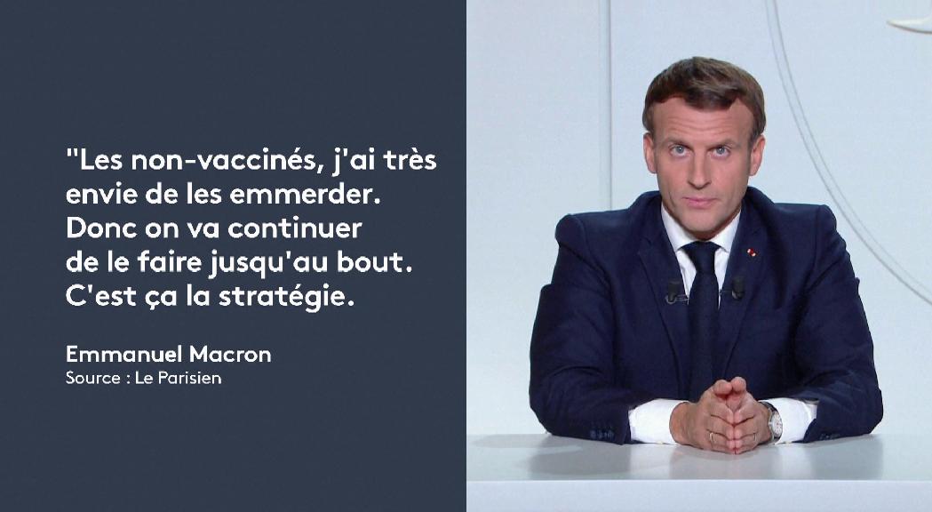 Macron continua l'ofensiva contra els no vacunats de la Covid-19