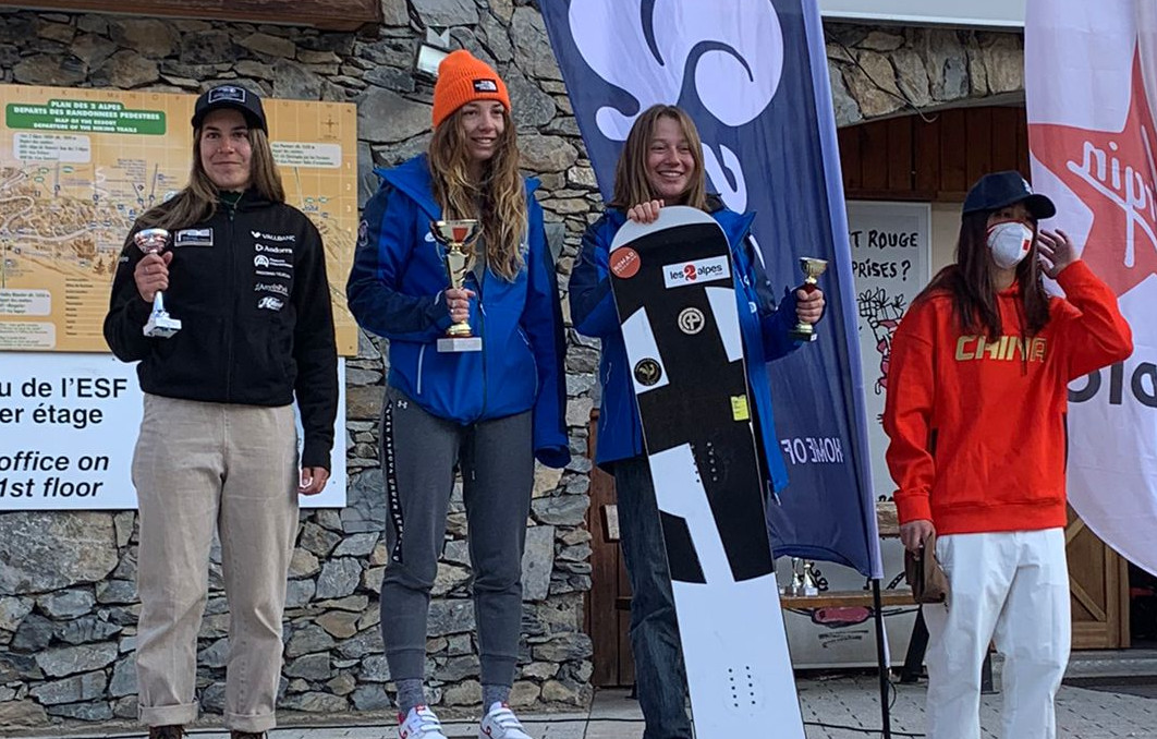 Maeva Estevez obre la temporada amb un podi al SBX FIS de Les 2 Alpes 