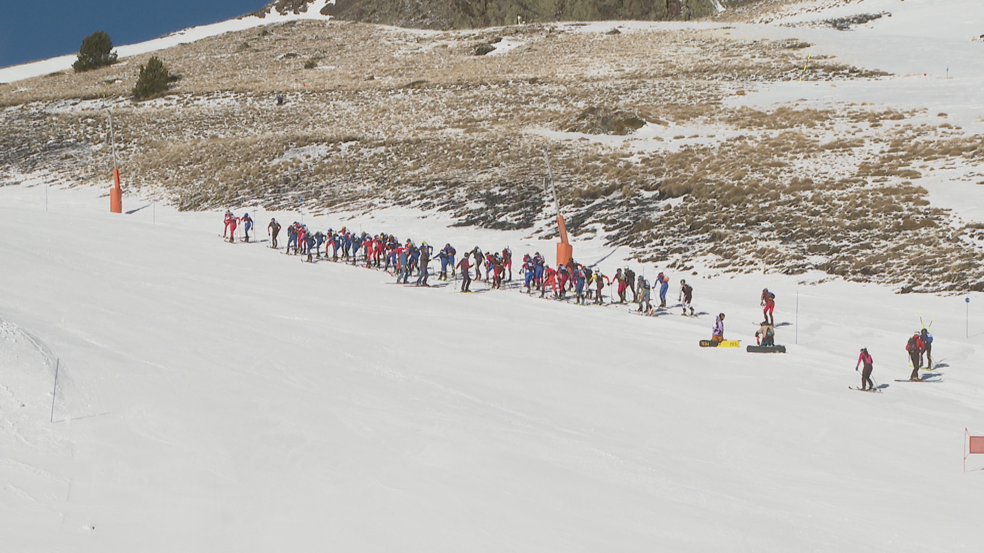 La manca de neu condiciona l'Andorra Skimo