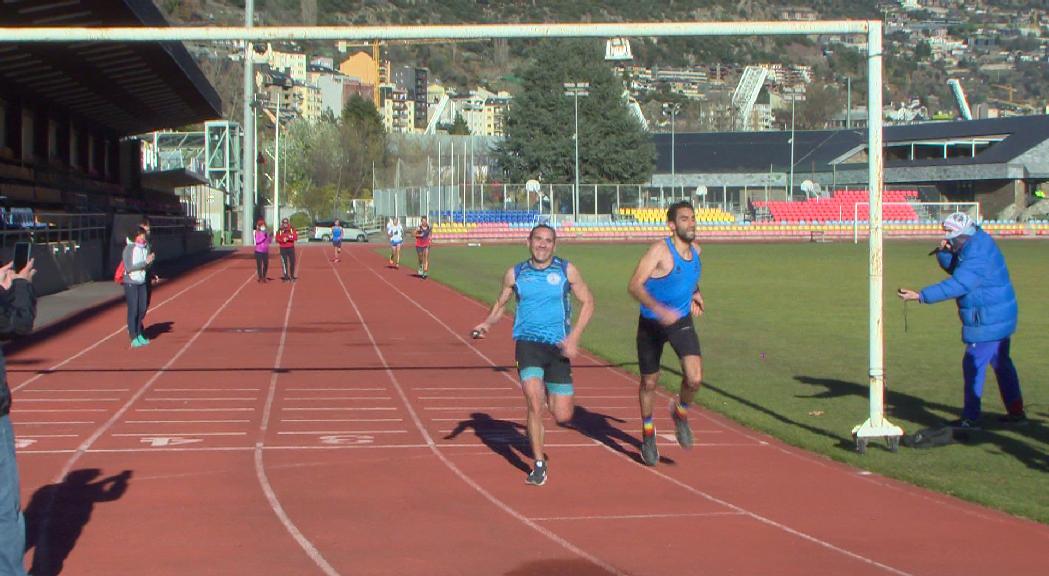 Marcos Sanza i Xènia Mourelo s'imposen al Campionat d'Andorra de 10.000 metres