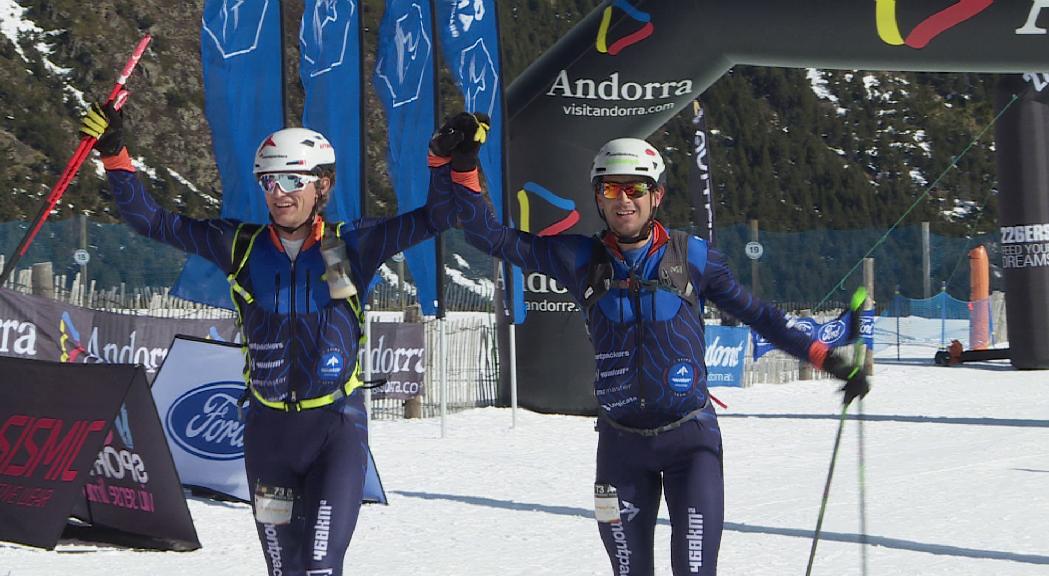 Martí Lázaro i Guillem Farriol, guanyadors de l'Sportiva Andorra Skimo