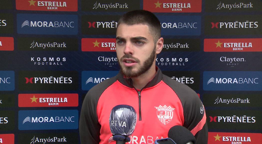 Martí Vilà, jugador del FC Andorra: "Crec que hem demostrat que podem i volem estar amb els més grans de la categoria"