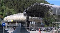 En marxa els preparatius del concert més multitudinari fet mai a Andorra