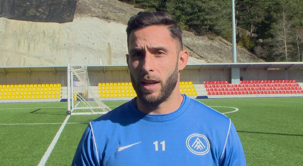 El màxim golejador del FC Andorra fa una lectura positiva dels dos darrers partits: "D'ara al final ens collaran i els pròxims seran bastant complicats"