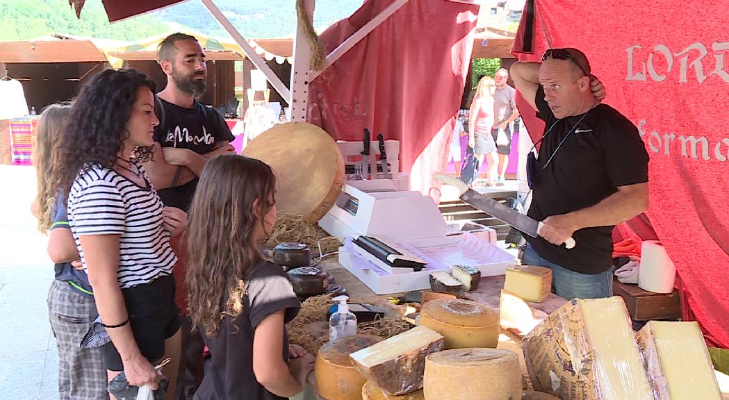 Mercat d'estiu a la Massana amb ambientació medieval