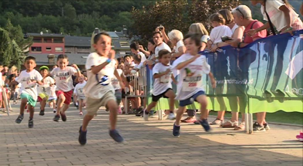 Més de 150 nens participen a la cursa dels menairons