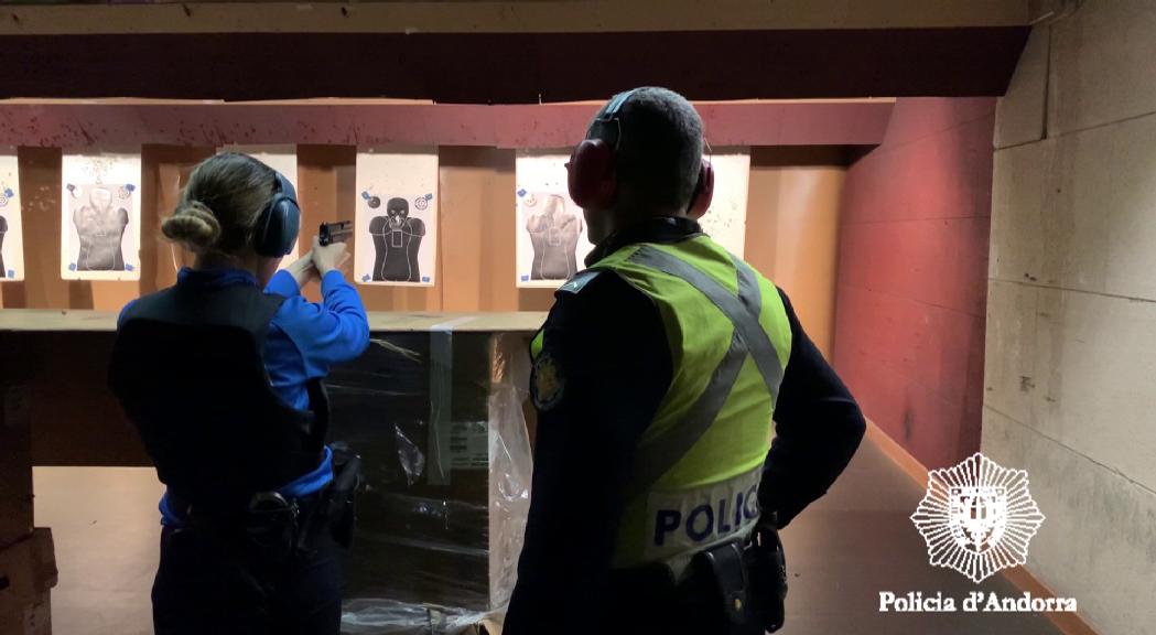 Més monitors de tir a la policia andorrana