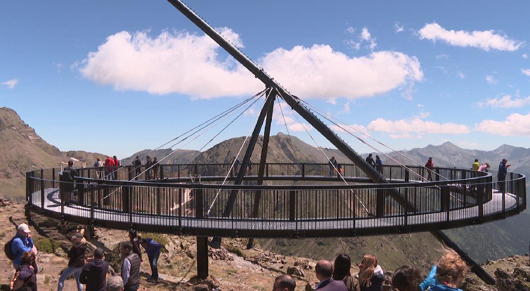 El mirador Solar de Tristaina, la infraestuctura que ha de disparar la facturació d'Ordino Arcalís a l'estiu