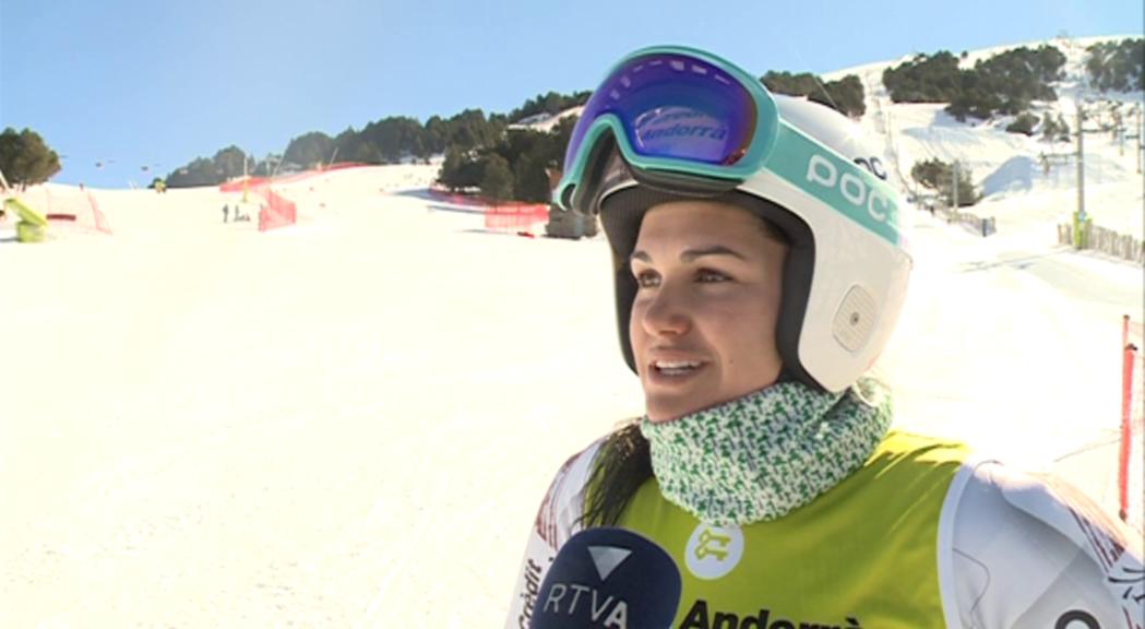 Mireia Gutiérrez entrena a Andorra pensant en el paral·lel de les finals de la Copa del Món