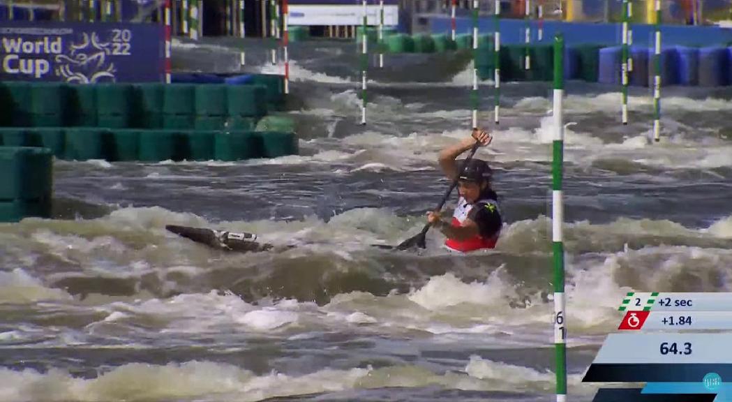 Mònica Doria paga cares les errades en canoa i queda fora de la final