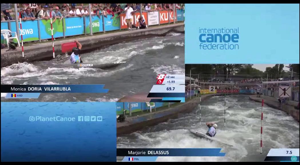  Mònica Doria, a semifinals de canoa al Mundial d'Augsburg