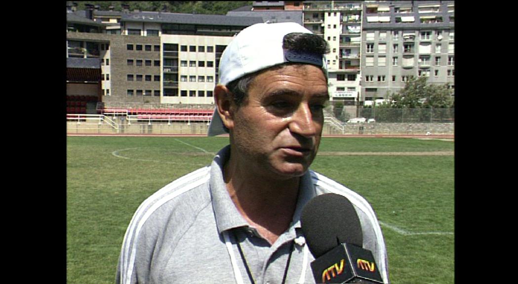 Mor Joan Martínez Vilaseca, el pioner, amb Siscu Valverde, de les estades de futbol a Andorra