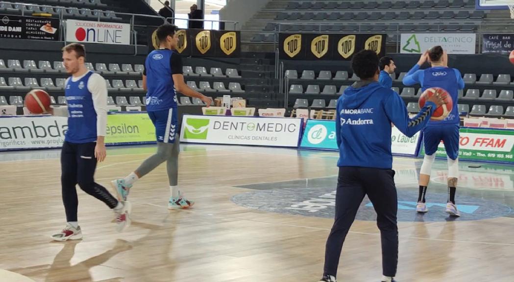 El MoraBanc Andorra fa els últims entrenaments per a la Copa Princesa