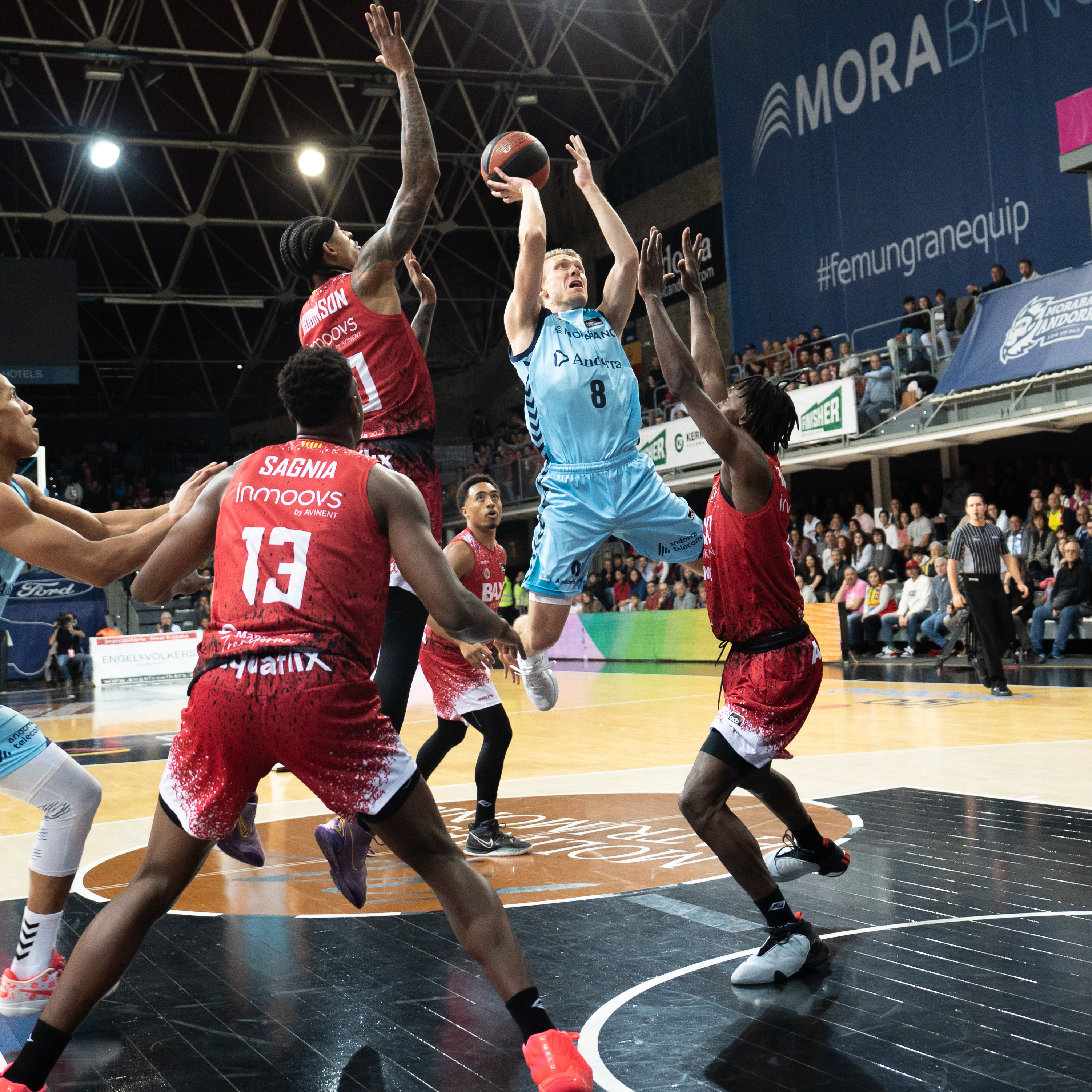 El MoraBanc Andorra no reacciona davant el BAXI Manresa (86-90)