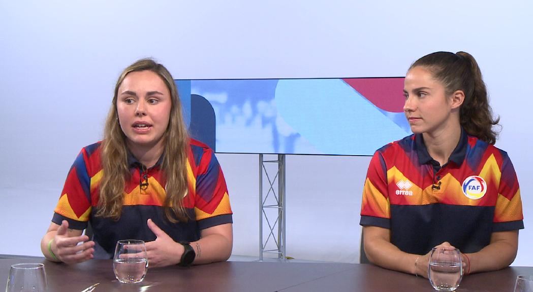  Morató i Fernàndez celebren el bon moment del futbol femení 