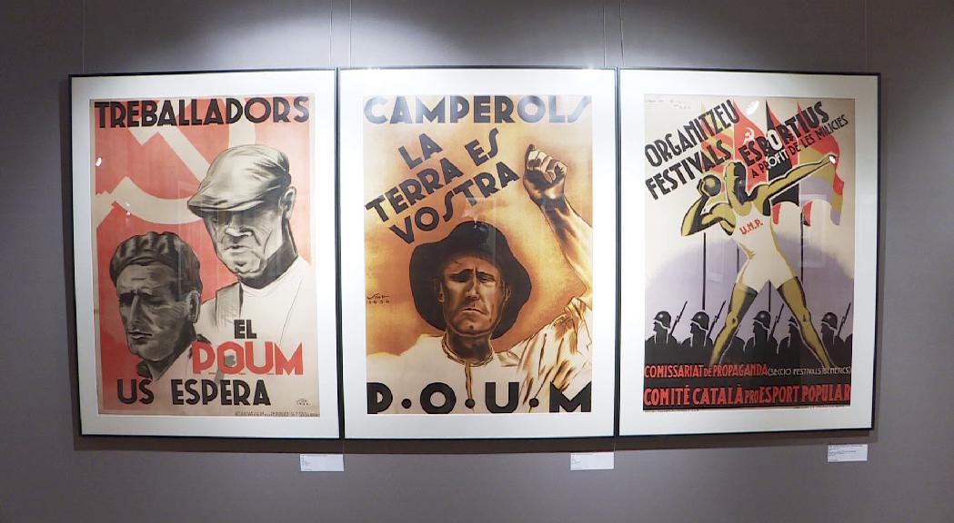 Mostra de cartells originals de la guerra civil espanyola al CAEE